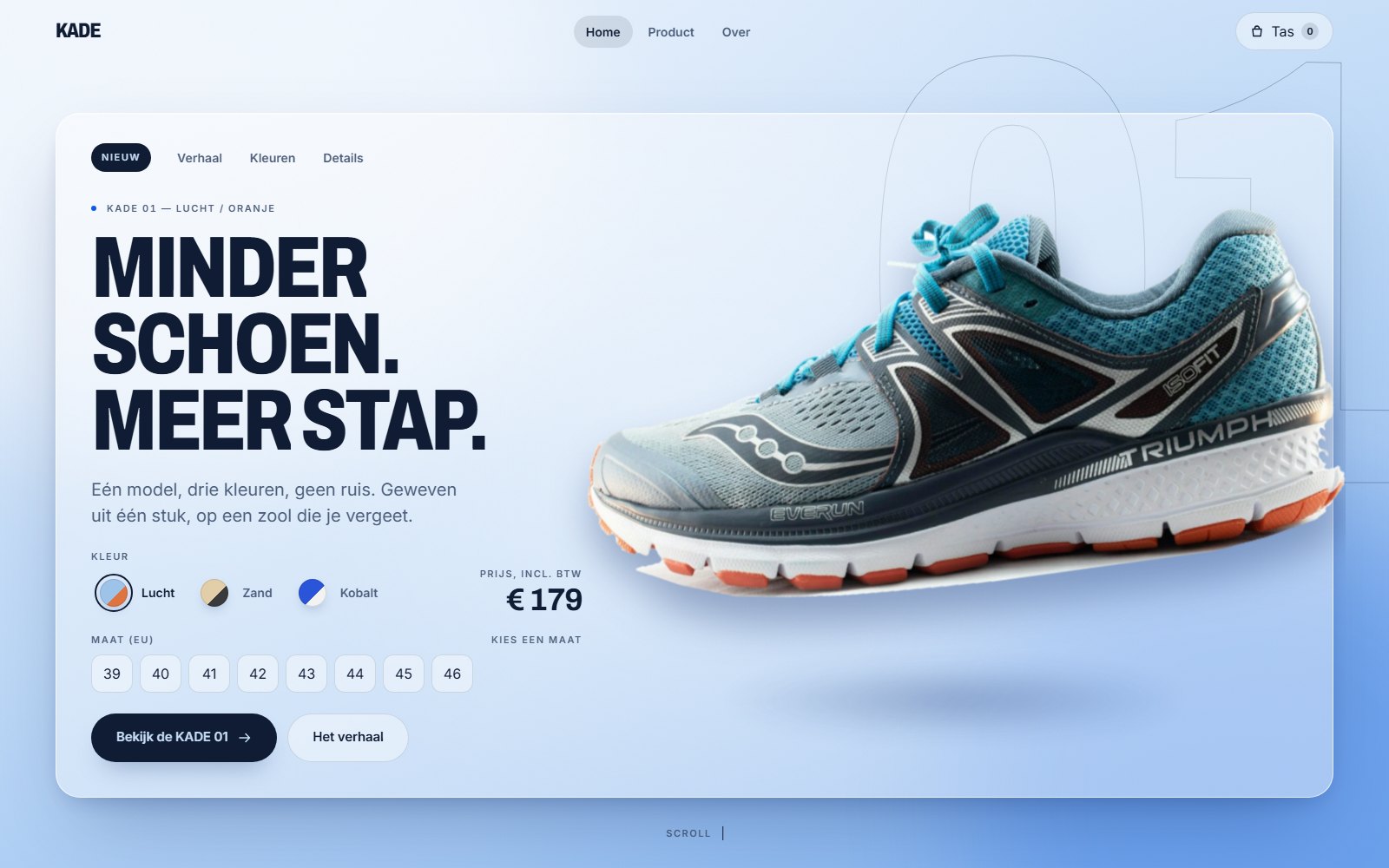 Sneakerlabel — conceptontwerp