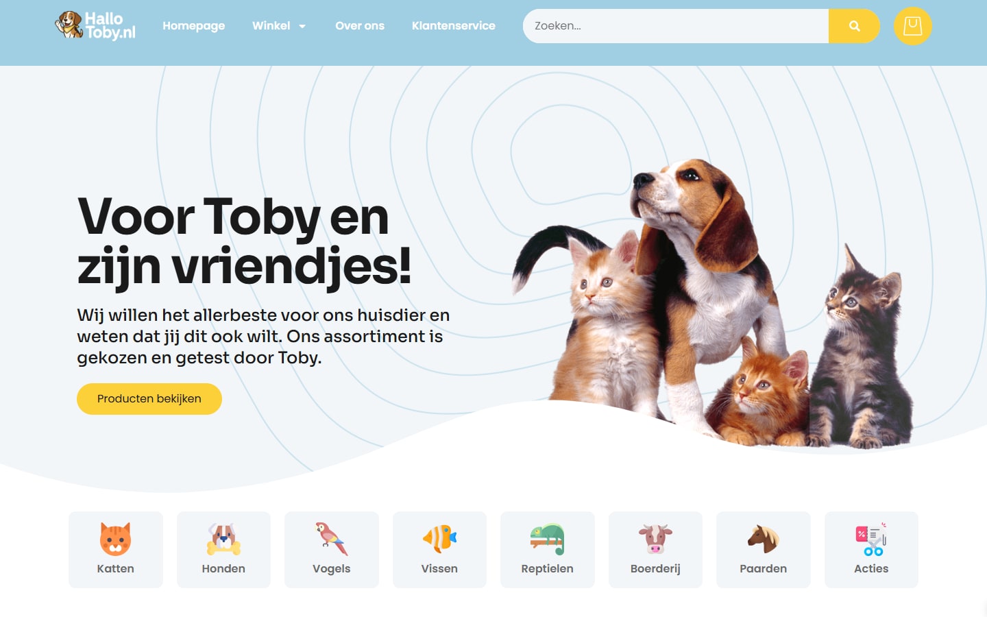 HalloToby! — Webshop