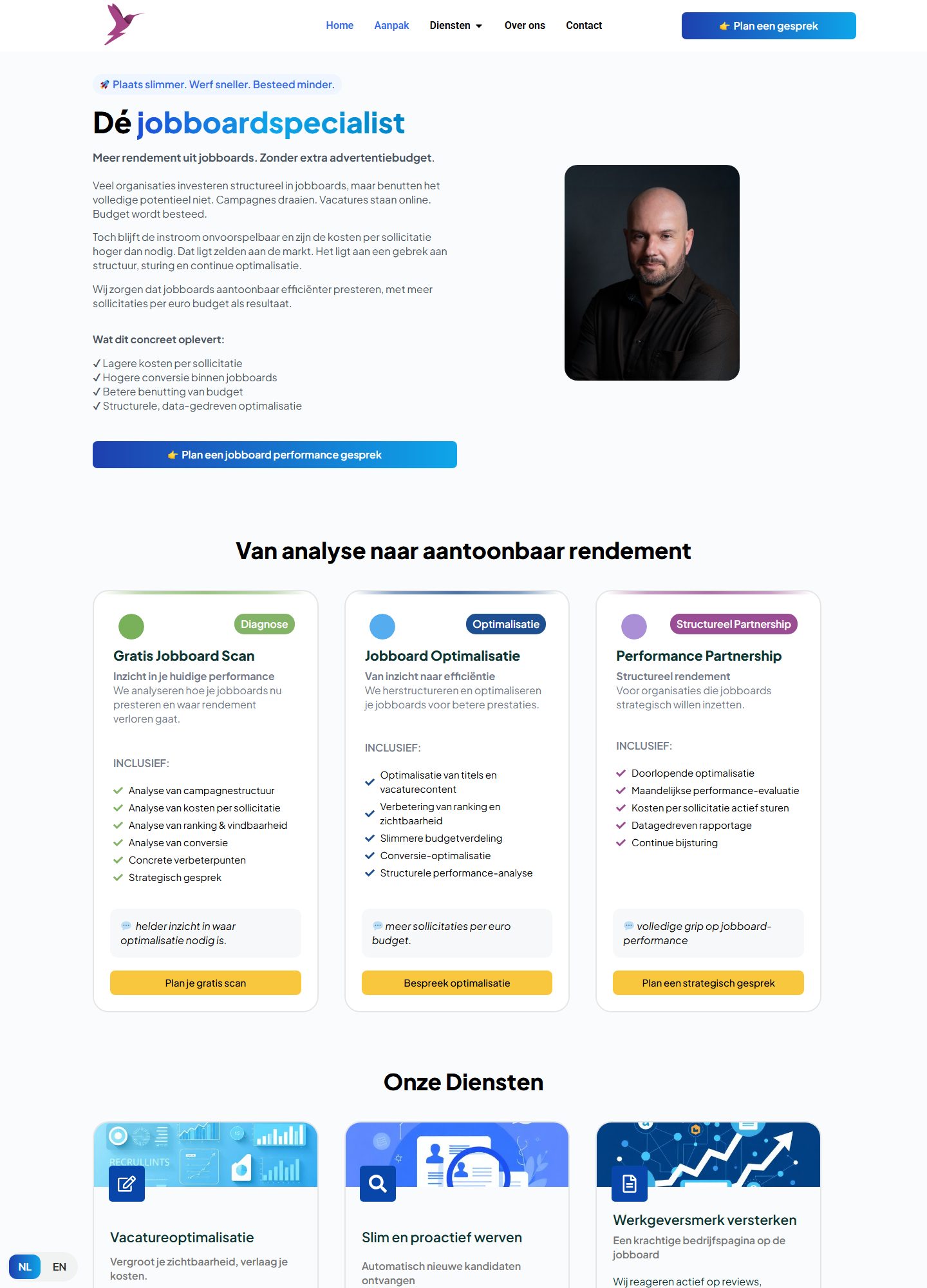 Job Board Specialist — volledige pagina