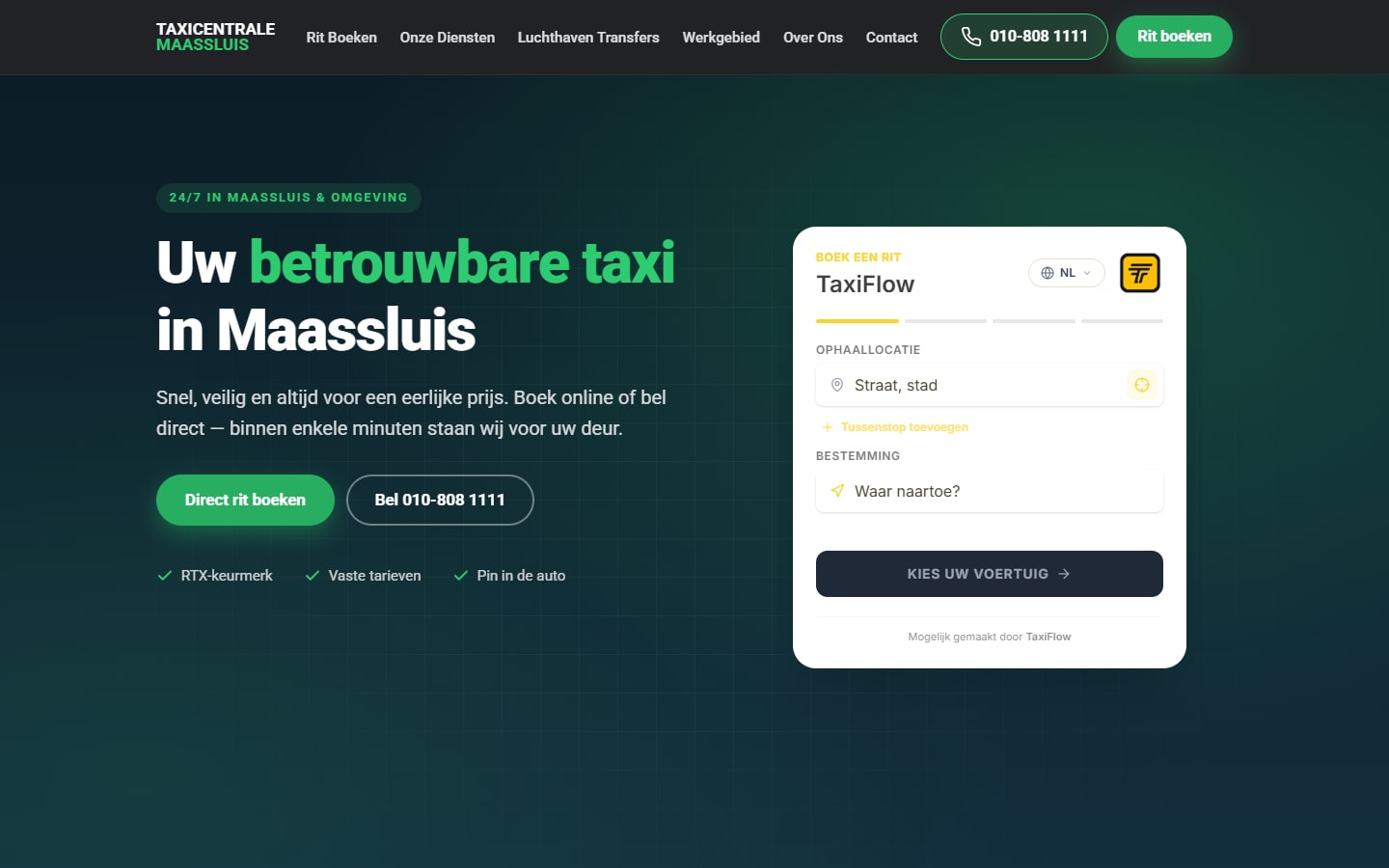TaxiCentrale Maassluis — Taxivervoer