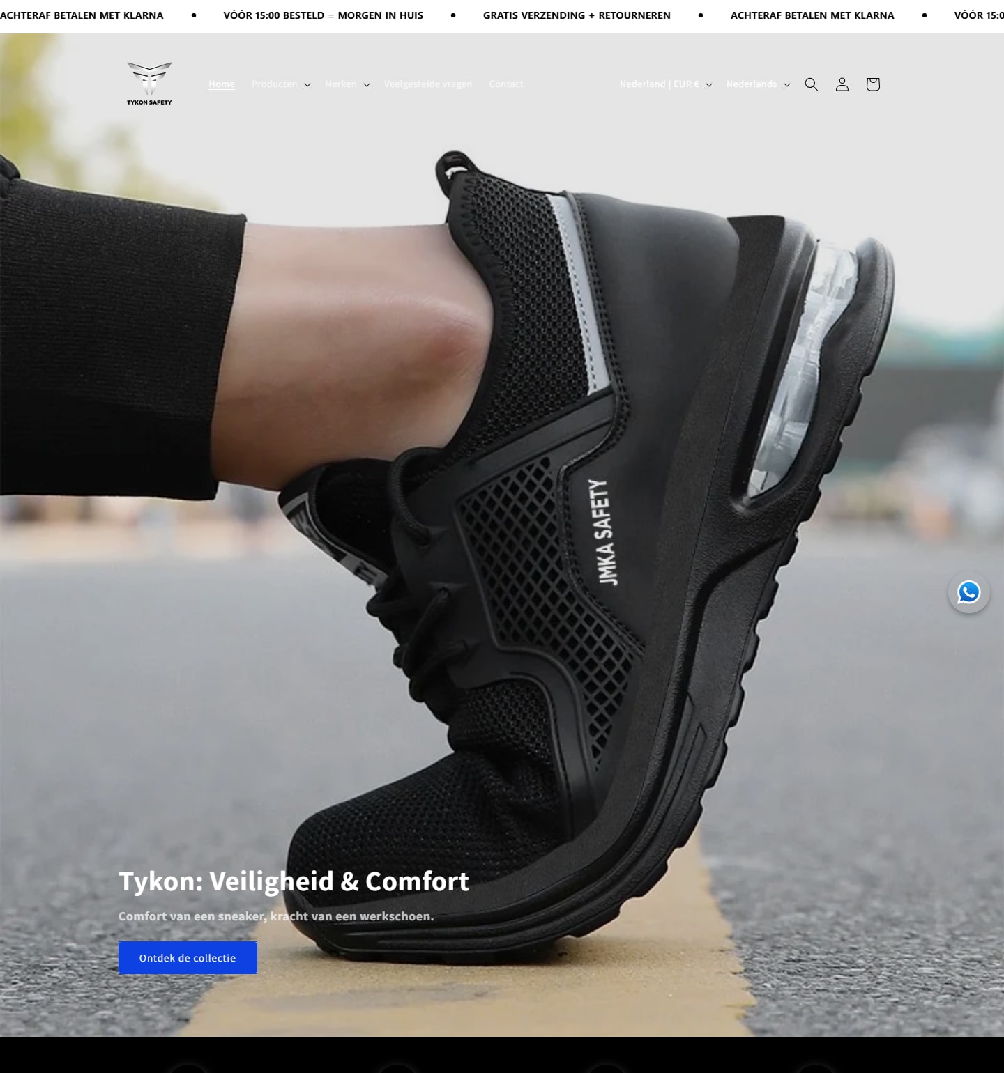 TykonSafety — Webshop voor werkkleding en werkschoenen