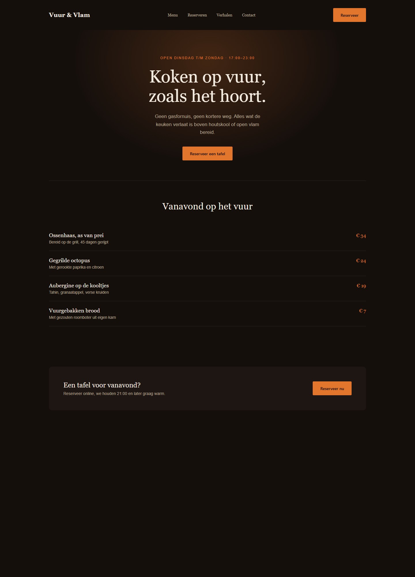 Vuur & Vlam — volledige pagina